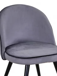 Стул Gabi LUX велюр Серый