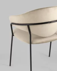 Стул Алексис велюр Капучино