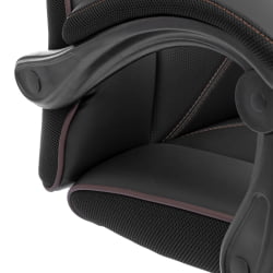 Кресло Arena metalBL кож/зам, черный/черный карбон, 36-6/карбон черный