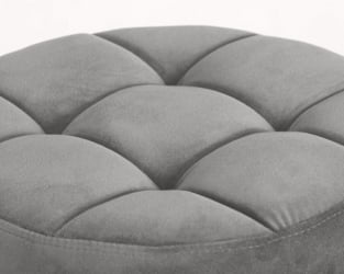 Табурет барный DOBRIN BRUNO BLACK (серый велюр (MJ9-75)) 2 шт