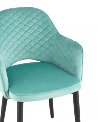 Стул Венера диамант велюр Мятный