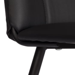 Стул обеденный Asti TREND, экокожа, черная, 47х54х86 см