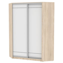 Шкаф-купе YA-198х1250-1(ДСС-Белый-D1D1)