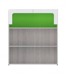 Тумба Палермо Юниор 06 Белый глянец Ясень шимо светлый Зеленый