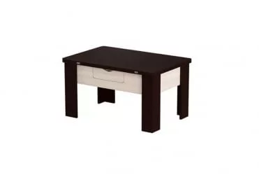 Стол-трансформер раскладной Стэп-3 Венге Ясень Шимо светлый