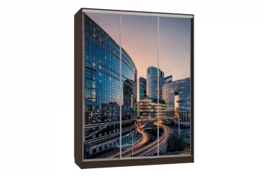 Шкаф-купе Бассо 7-600 79 SK-01B52 венге