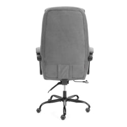 Кресло руководителя Cambridge metalBL велюр/ткань, серый, 29/12