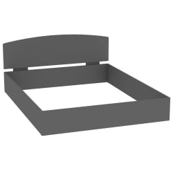 Кровать Алиса(L8)1647х798х2063(Графит)