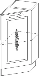 Стол торцевой правый Виктория 20.64