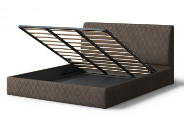 Кровать Хилтон, 2000 * 1400 мм, коричневый