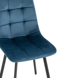 Комплект из двух стульев Chilly велюр сине-зеленый 2 шт.