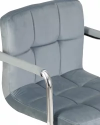 Офисное кресло для персонала DOBRIN TERRY Пудрово-голубой велюр MJ9-74