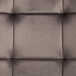 Металлический стул CHILLY (mod. JSC-220) Велюр/металл , 44,5х52,5х88 см, Dark grey (темно-серый) HLR24 / белый