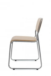 Кресло Nix RCH OMKL-02 Бежевый/Металл окрашенный Хром
