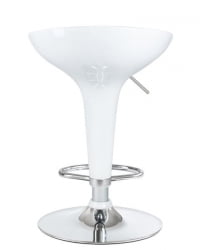 Стул барный ДОБРИН БОМБА (белый) 2 шт / DOBRIN BOMBA