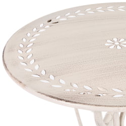 Комплект (стол + 2 стула) Secret de Maison Monique (mod. PL08-6241.6242) металл, стол:62*73, стул: 48*40*93, Античный белый (Antique White)