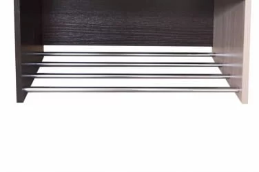 Шкаф двухстворчатый с зеркалом Ольга 3.1 Ясень шимо светлый Венге