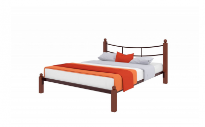 Кровать София Lux 1200х1900 Коричневая