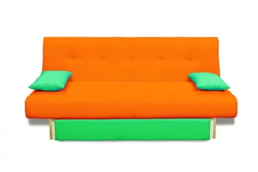 Диван с подушкой MANGO 4 (2 категория) Оранжевый Зеленый