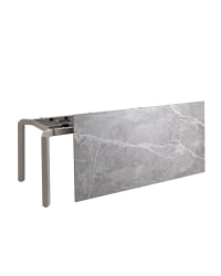 Стол обеденный Varden раскладной 180-240х90 см керамика серый