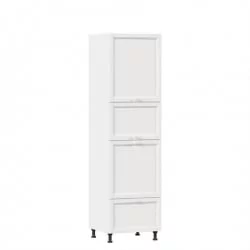 Шкаф для посуды 600 с 4 дверями Джулия ЛД 284.470.000.031 Белый