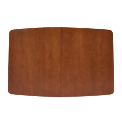 Стол раскладной Pavillion (Павильон) основание бук, столешница мдф, 80x120+40x75см, Коричневый