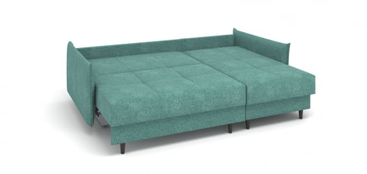 Диван Каролина  угловой универсальный ткань Lamb slate (1600*2260*930) Синий, 2106399/51841/7