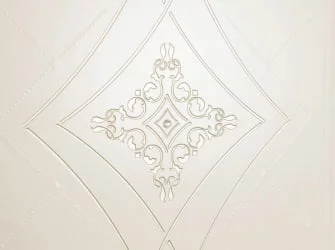 Шкаф-витрина (сервант) с колоннами (левый/правый) Венеция 32.08 Сосна Астрид Ваниль