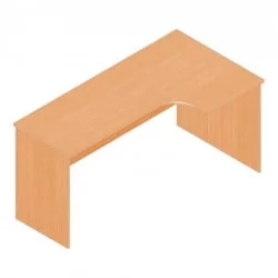 Стол компьютерный угловой Р.РС-16 (правый) дуб молочный