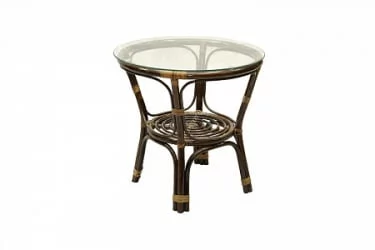 Стол Багама круглый без плетеной столешницы Bahama олива