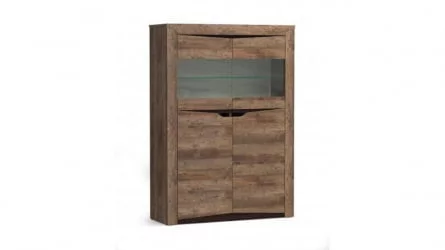 Шкаф комбинированный Лючия 33.15 Кейптаун Венге