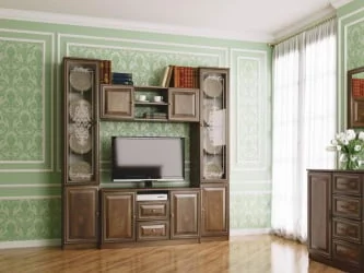 Шкаф комбинированный Габриэлла 06.87 Дуб кальяри Дуб коньяк