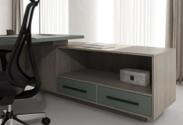 Кабинет руководителя VELION №1 Нефрит Дуб Сильвер