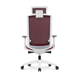 Кресло руководителя РУБЙ вхите фраме (крестовина алюминий) Красный / RUBY white frame