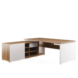 Угловой стол с тумбой ZIO28510831 Орех