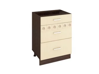 Стол с 3 ящиками (без столешницы) МЕТАБОКСЫ 10.66.2