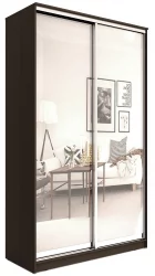 Черный шкаф-купе Хит-24-12-55 Аруба Венге
