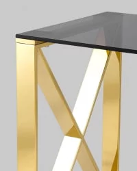 Журнальный стол КРОСС 40x40 Золото