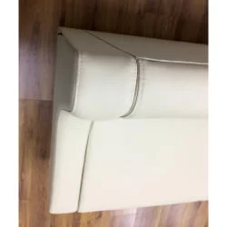 Диван офисный тройной Клерк 9 бежевый Ecotex 3014