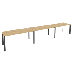 Рабочая станция на П-образном м/к ONIX O.MP-RS-3.4.7 Тиквуд Светлый/Антрацит