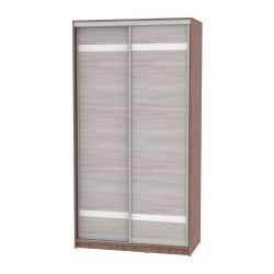 Шкаф-купе коричневый Б-220х120х60-2(ЯШТ-ЯШС-Д9Д9) / B-220х120х60-2(ЯШТ-ЯШС-D9D9)