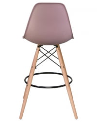 Стул барный ДОБРИН ДСВ БАР (ножки светлый бук, цвет сиреневый (П-04)) 2 шт / DOBRIN DSW BAR (P-04))