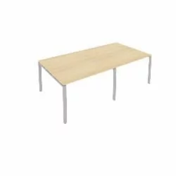 Переговорный стол (2 столешницы) Metal System Б.ПРГ-2.2 Акация/Серый