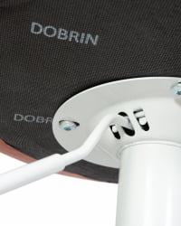 Стул барный ДОБРИН ТАИЛОР ВХИТЕ (пудрово-розовый велюр (МДЖ9-32)) 2 шт / DOBRIN TAILOR WHITE (MJ9-32))