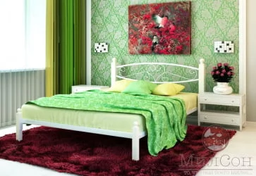 Кровать Каролина Lux 1200х1900 Белая