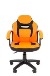 Детское кресло CHAIRMAN KIDS 110 Черный-оранжевый