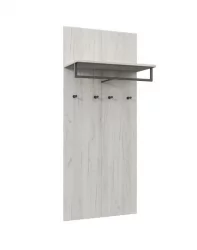 Вешалка настенная Сидней ЛД 672.080 М Дуб Крафт Белый