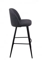 Барный стул Лион Темно-серый