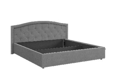 Кровать 1.8 Верона 2 с подъем. механизмом ZP.KM1.8-02 крем (велюр)