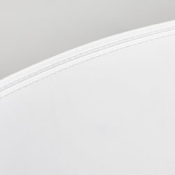 Стул для балкона GENIUS (mod 75) металл/пластик, 46x56x84cм, белый/черные ножки